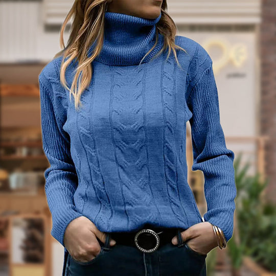 R&B | Stilvolle Damen Rollkragenpullover mit Langen Ärmeln