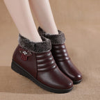 R&B | Trendy Warme Kunstfell Winterstiefel für Frauen