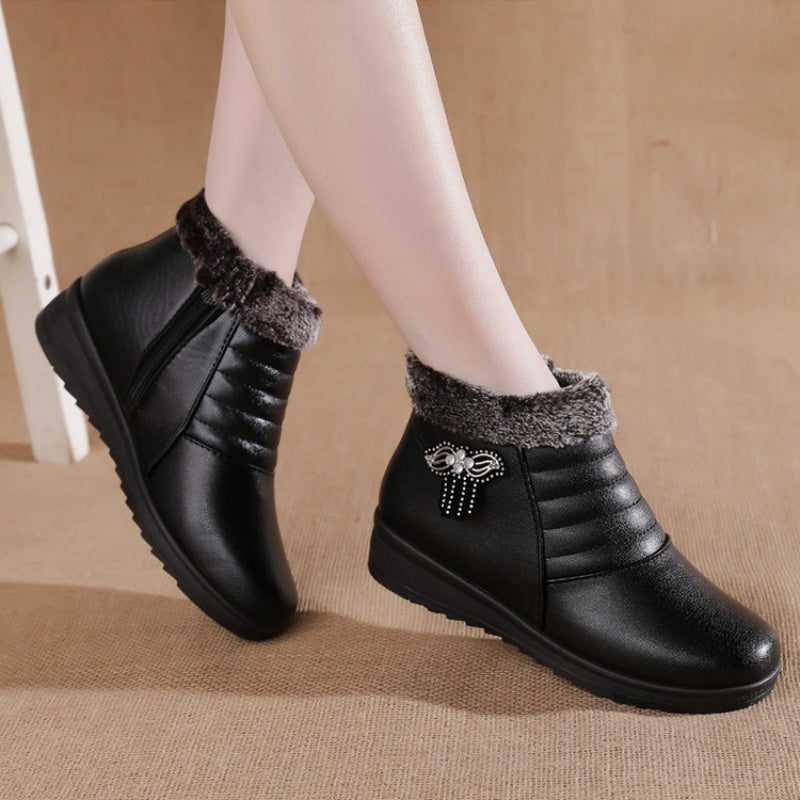 R&B | Trendy Warme Kunstfell Winterstiefel für Frauen