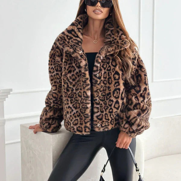 R&B | Jacke Mit Weichem Leopardenmuster Für Damen