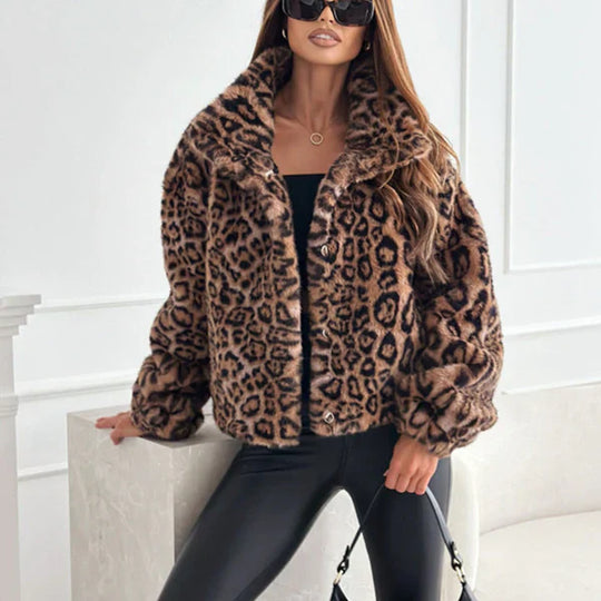 R&B | Jacke Mit Weichem Leopardenmuster Für Damen