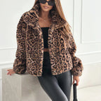 R&B | Jacke Mit Weichem Leopardenmuster Für Damen
