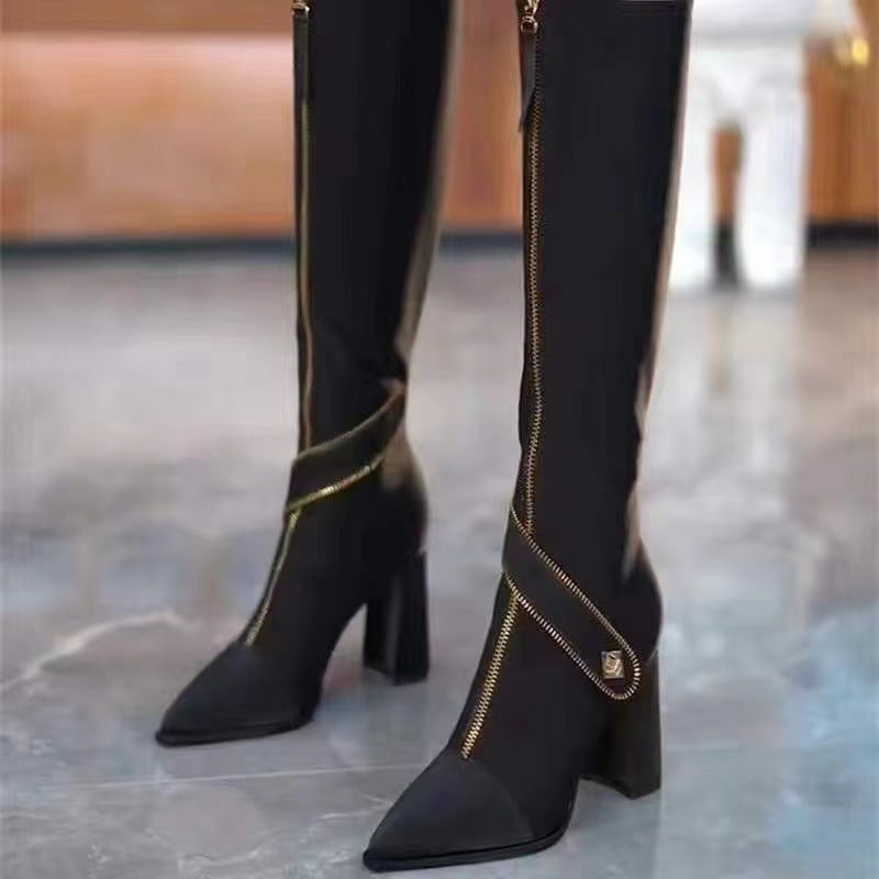 Zeitlose Statement-Stiefel mit spitzer Form R&B R&B