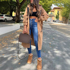 R&B | Langer Sweatshirt mit Kapuze