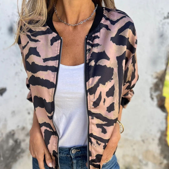 R&B | Damen-Bomberjacke mit praktischem Reißverschluss