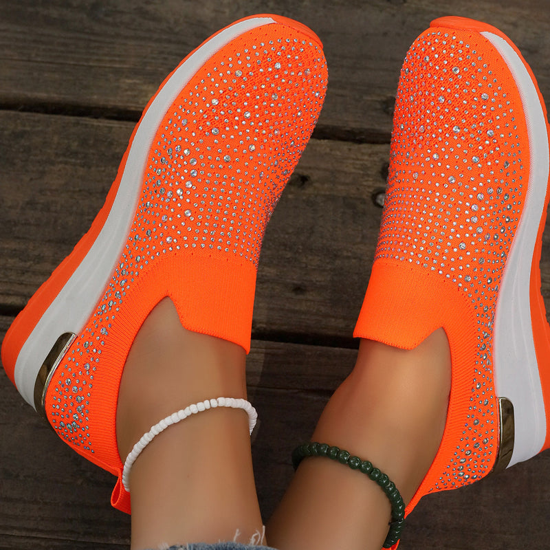 Lässige Slip-On Mesh-Sneaker für Frauen R&B R&B