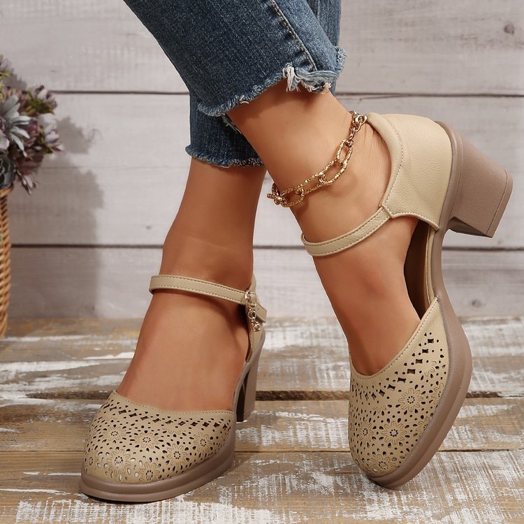 Stilvolle Retro-Sandalen aus Mesh für Frauen R&B R&B