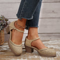 Stilvolle Retro-Sandalen aus Mesh für Frauen R&B R&B