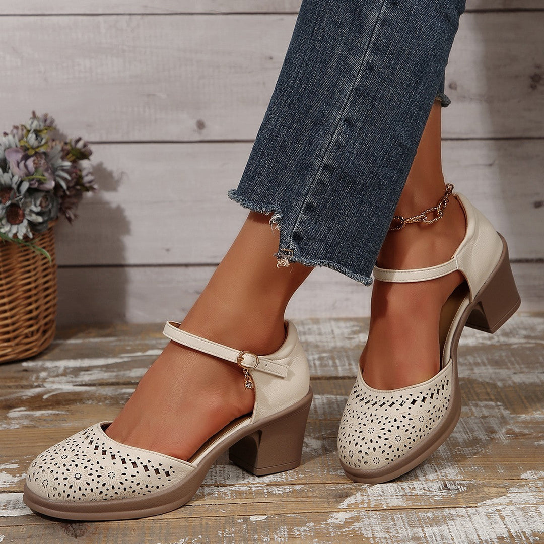 Stilvolle Retro-Sandalen aus Mesh für Frauen R&B R&B
