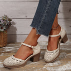 Stilvolle Retro-Sandalen aus Mesh für Frauen R&B R&B