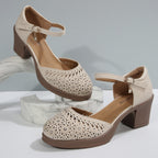 Stilvolle Retro-Sandalen aus Mesh für Frauen R&B R&B