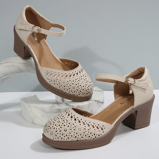 Stilvolle Retro-Sandalen aus Mesh für Frauen R&B R&B