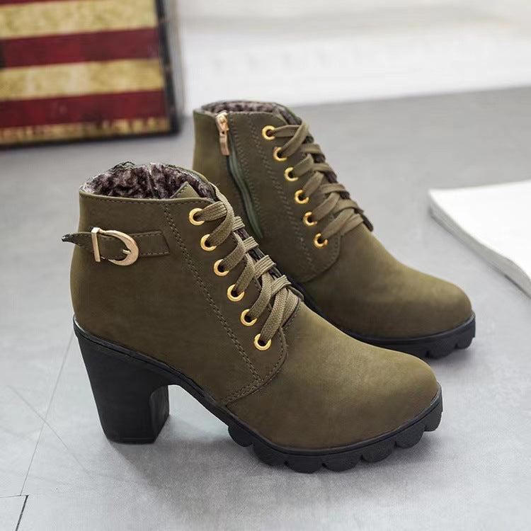 Bequeme Damenstiefel im modernen Chunky-Heel-Stil R&B R&B