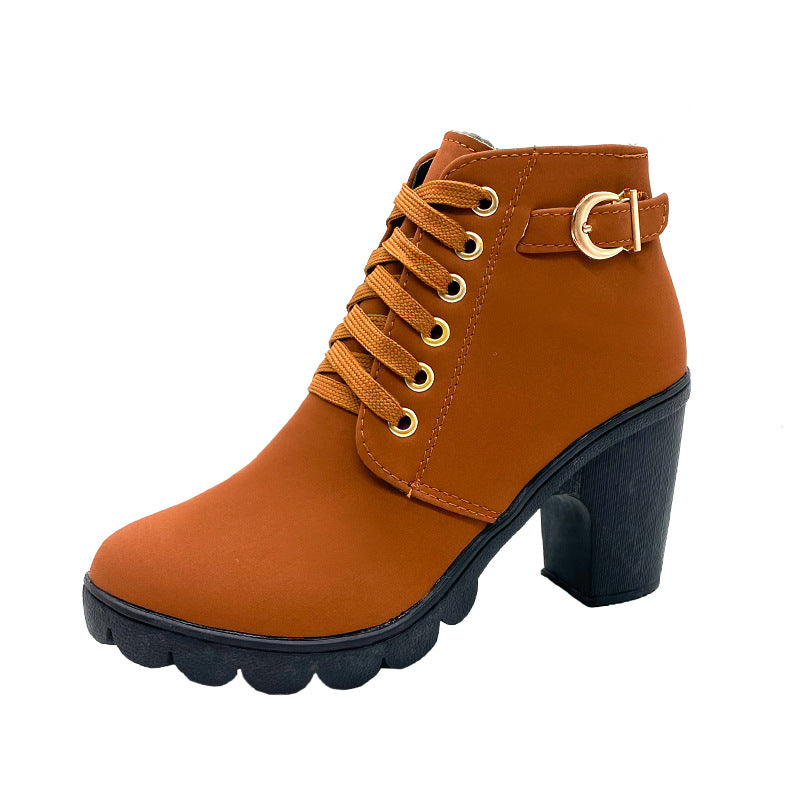 Bequeme Damenstiefel im modernen Chunky-Heel-Stil R&B R&B