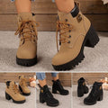 Modische Stiefeletten mit dicken Absätzen R&B R&B