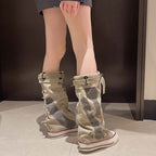 Modische Retro-Stiefel für Damen, flach & lässig R&B R&B