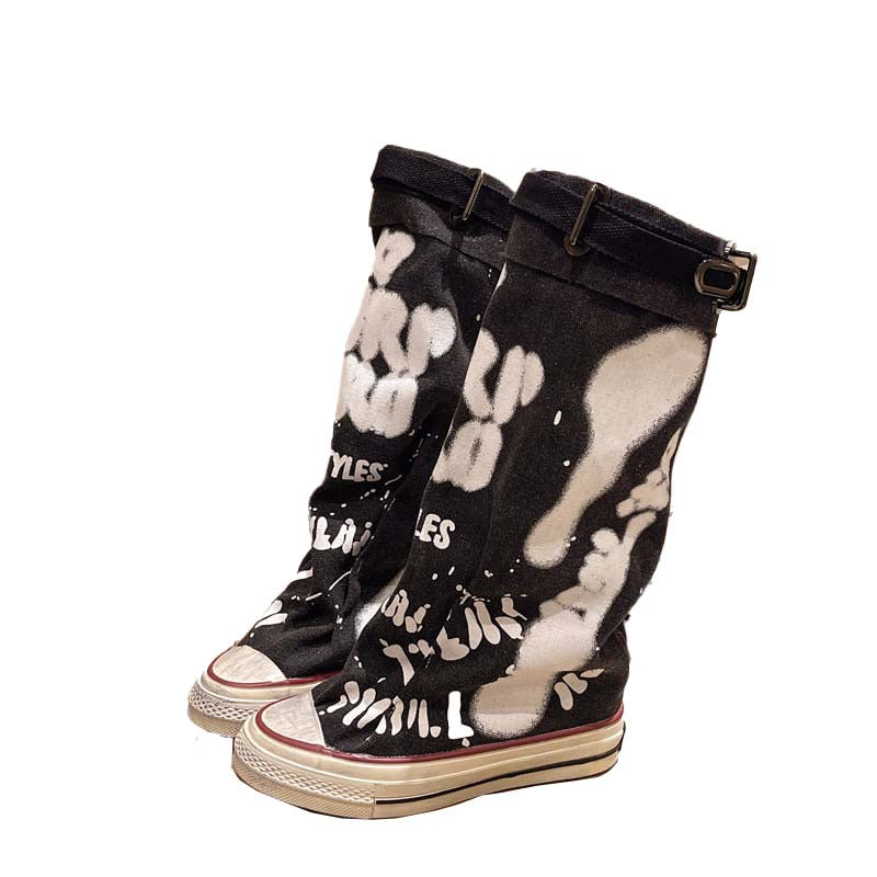 Modische Retro-Stiefel für Damen, flach & lässig R&B R&B