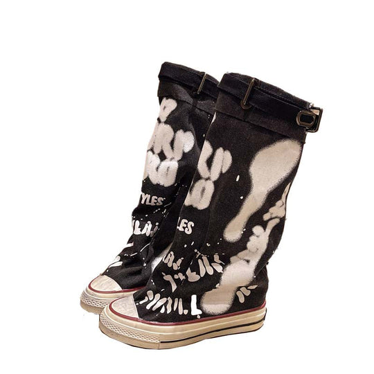 Modische Retro-Stiefel für Damen, flach & lässig R&B R&B