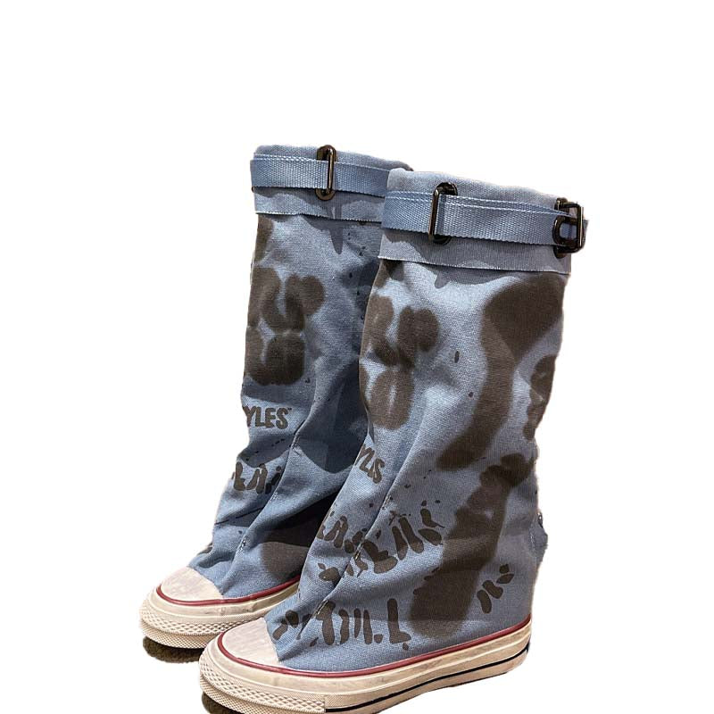 Modische Retro-Stiefel für Damen, flach & lässig R&B R&B
