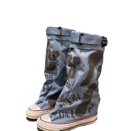 Modische Retro-Stiefel für Damen, flach & lässig R&B R&B