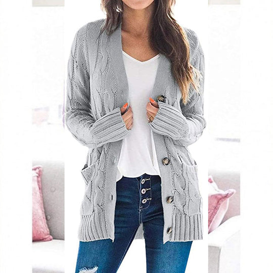 R&B | Damenstrickjacke, vielseitig & bequem