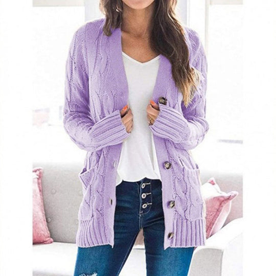 R&B | Damenstrickjacke, vielseitig & bequem