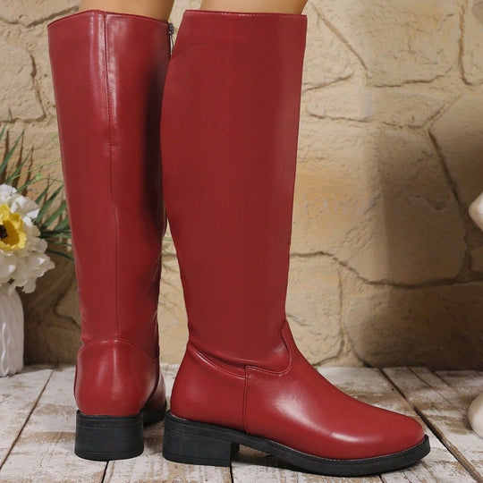 Wadenlange Damenstiefel, elegant & bequem R&B R&B