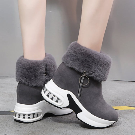Damen-Stiefeletten mit dicker Sohle R&B R&B