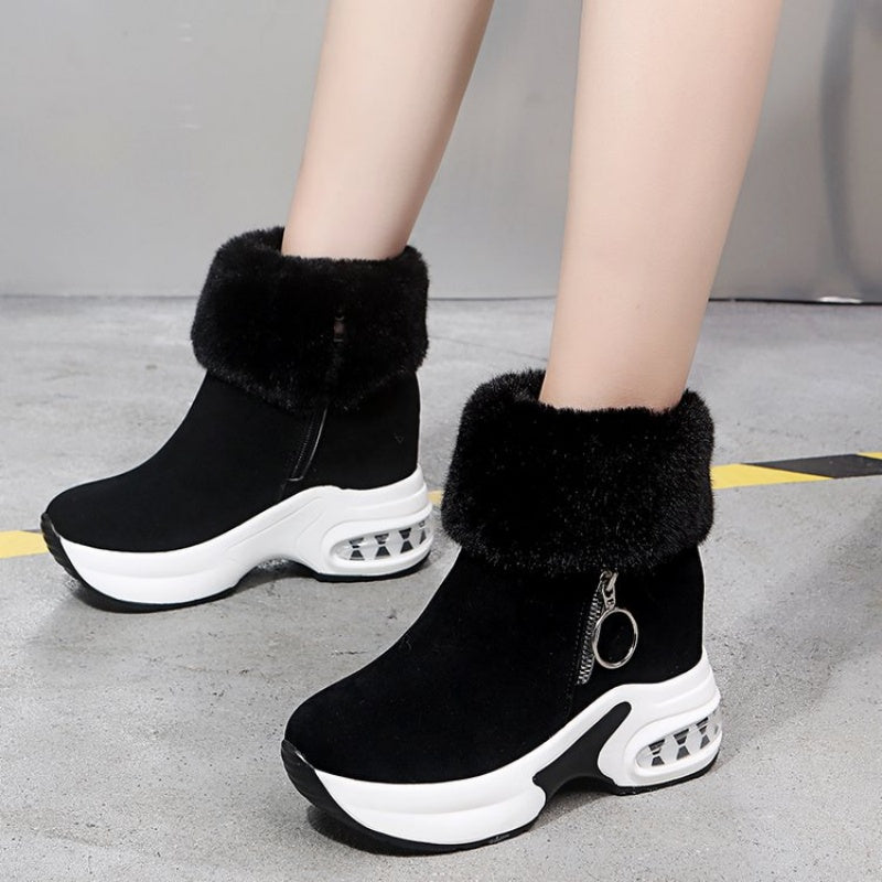 Damen-Stiefeletten mit dicker Sohle R&B R&B
