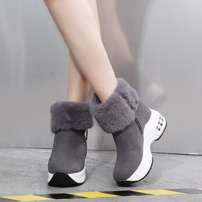 Damen-Stiefeletten mit dicker Sohle R&B R&B