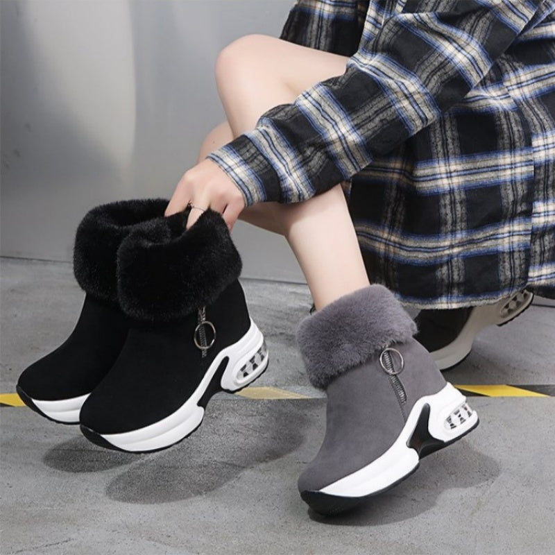 Damen-Stiefeletten mit dicker Sohle R&B R&B