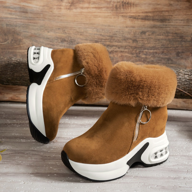 Damen-Stiefeletten mit dicker Sohle R&B R&B