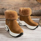 Damen-Stiefeletten mit dicker Sohle R&B R&B