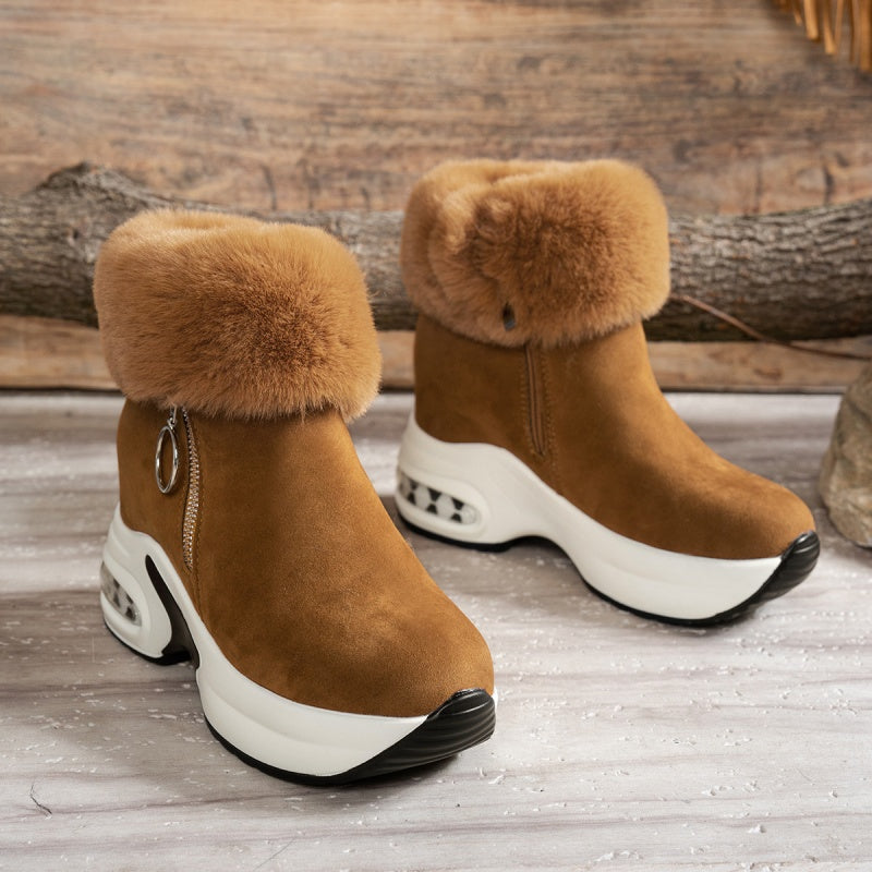Damen-Stiefeletten mit dicker Sohle R&B R&B