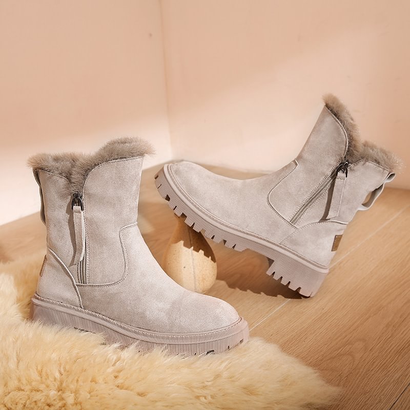 Damen-Winter-Fleece-Stiefel, stilvoll & rutschfest R&B R&B