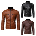 R&B | Moderne Lederjacke mit Reißverschluss