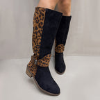 Trendige Damenstiefel mit Leopardenmuster R&B R&B