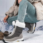 Warm gefütterte Schneestiefel mit Reißverschluss R&B R&B