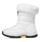 Warm gefütterte Schneestiefel mit Reißverschluss R&B R&B