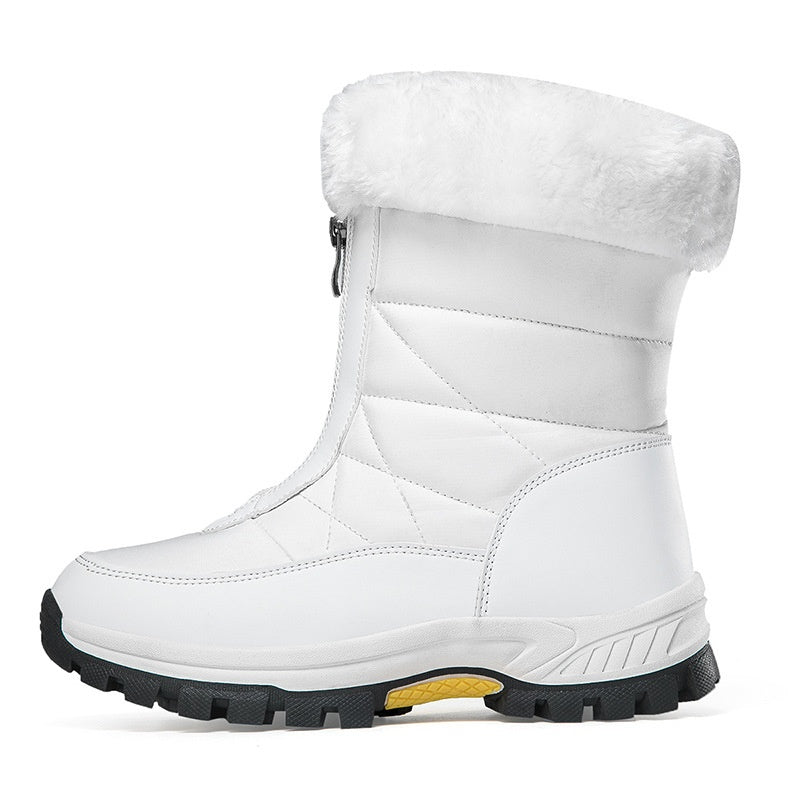 Warm gefütterte Schneestiefel mit Reißverschluss R&B R&B