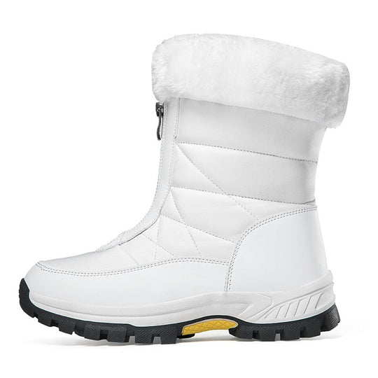 Warm gefütterte Schneestiefel mit Reißverschluss R&B R&B