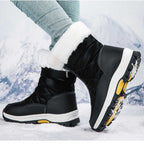 Warm gefütterte Schneestiefel mit Reißverschluss R&B R&B