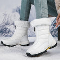 Warm gefütterte Schneestiefel mit Reißverschluss R&B R&B
