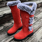 Gefütterte Mid-Calf Schneestiefel mit Kunstfell R&B R&B