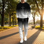Herren Trainingsanzug Sport Set Atmungsaktiv