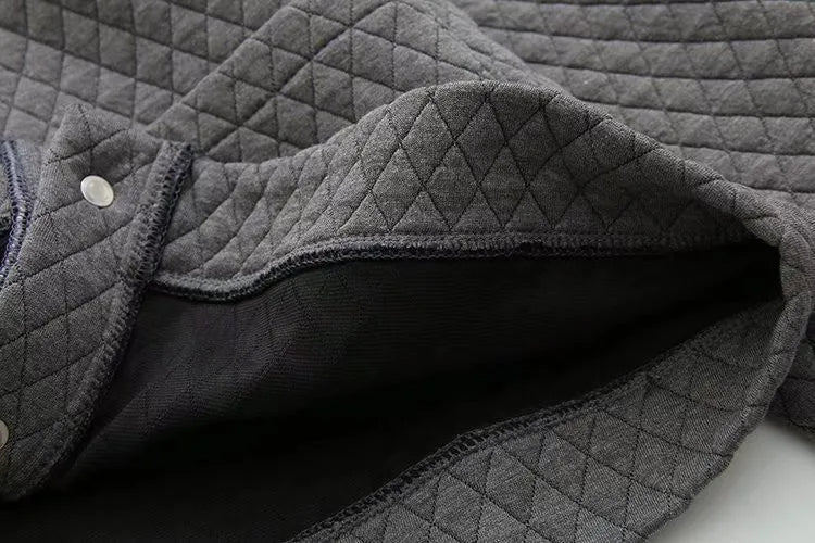 R&B | Frühling Übergröße Karierte Strickjacke