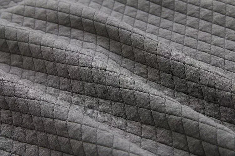 R&B | Frühling Übergröße Karierte Strickjacke