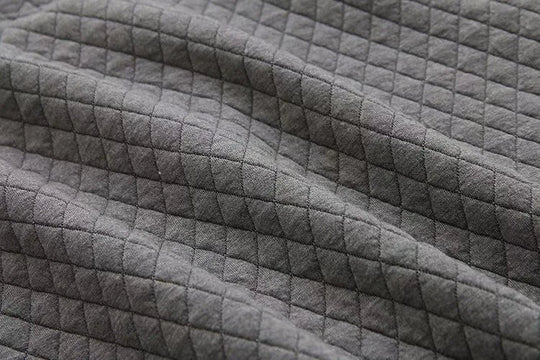 R&B | Frühling Übergröße Karierte Strickjacke