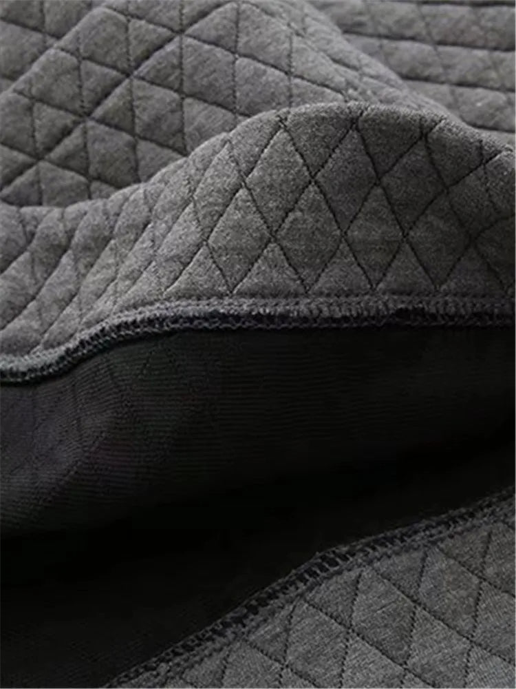 R&B | Frühling Übergröße Karierte Strickjacke