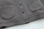 R&B | Frühling Übergröße Karierte Strickjacke